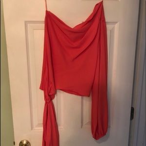 Pretty one shoulder blouse